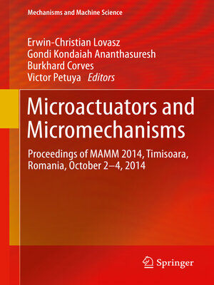 cover image of Microactuators and Micromechanisms